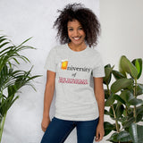 Light gray cotton t-shirt. University of Alabama with beer mug.